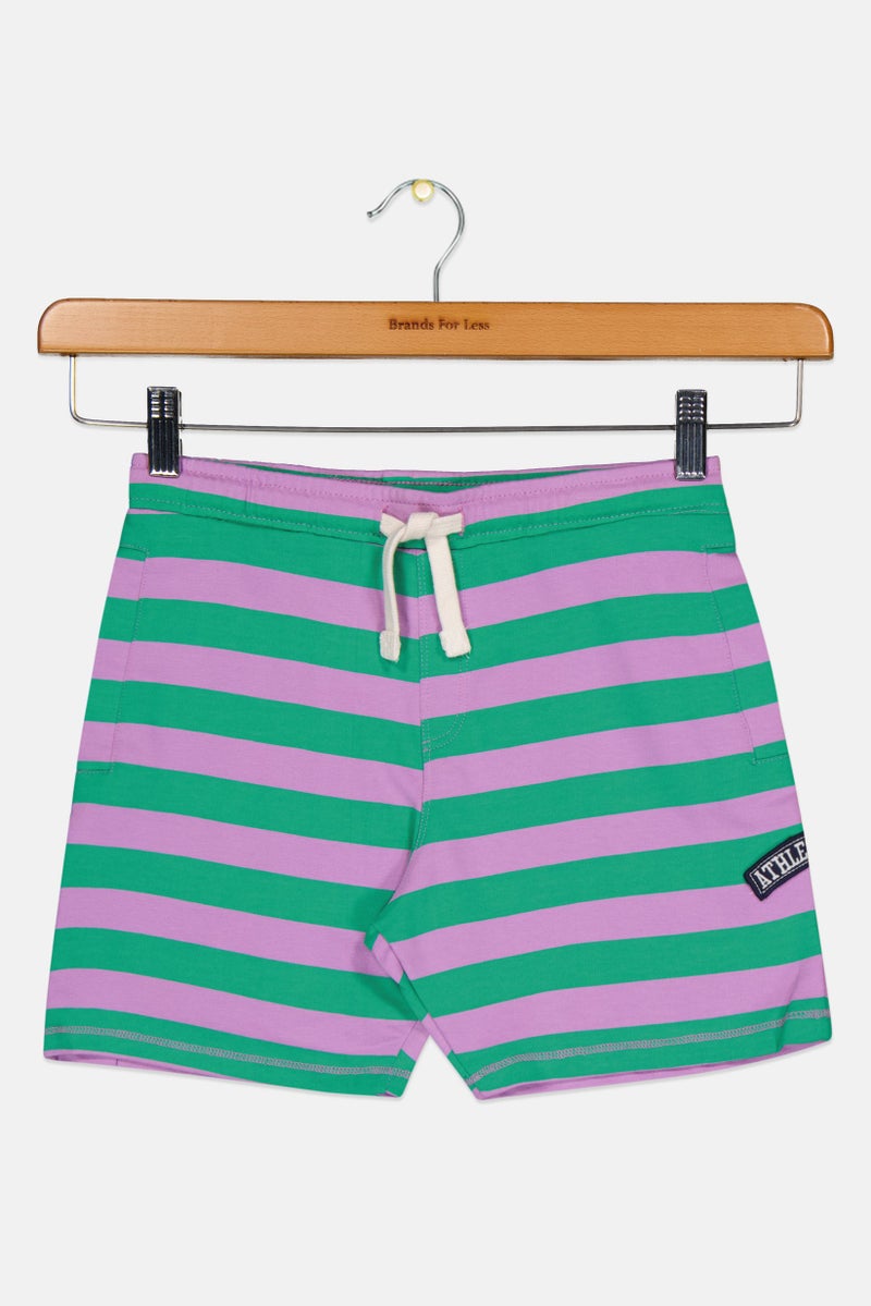 Hamleys Kids Boy Stripe Basic Shorts, Multicolor - Image 2